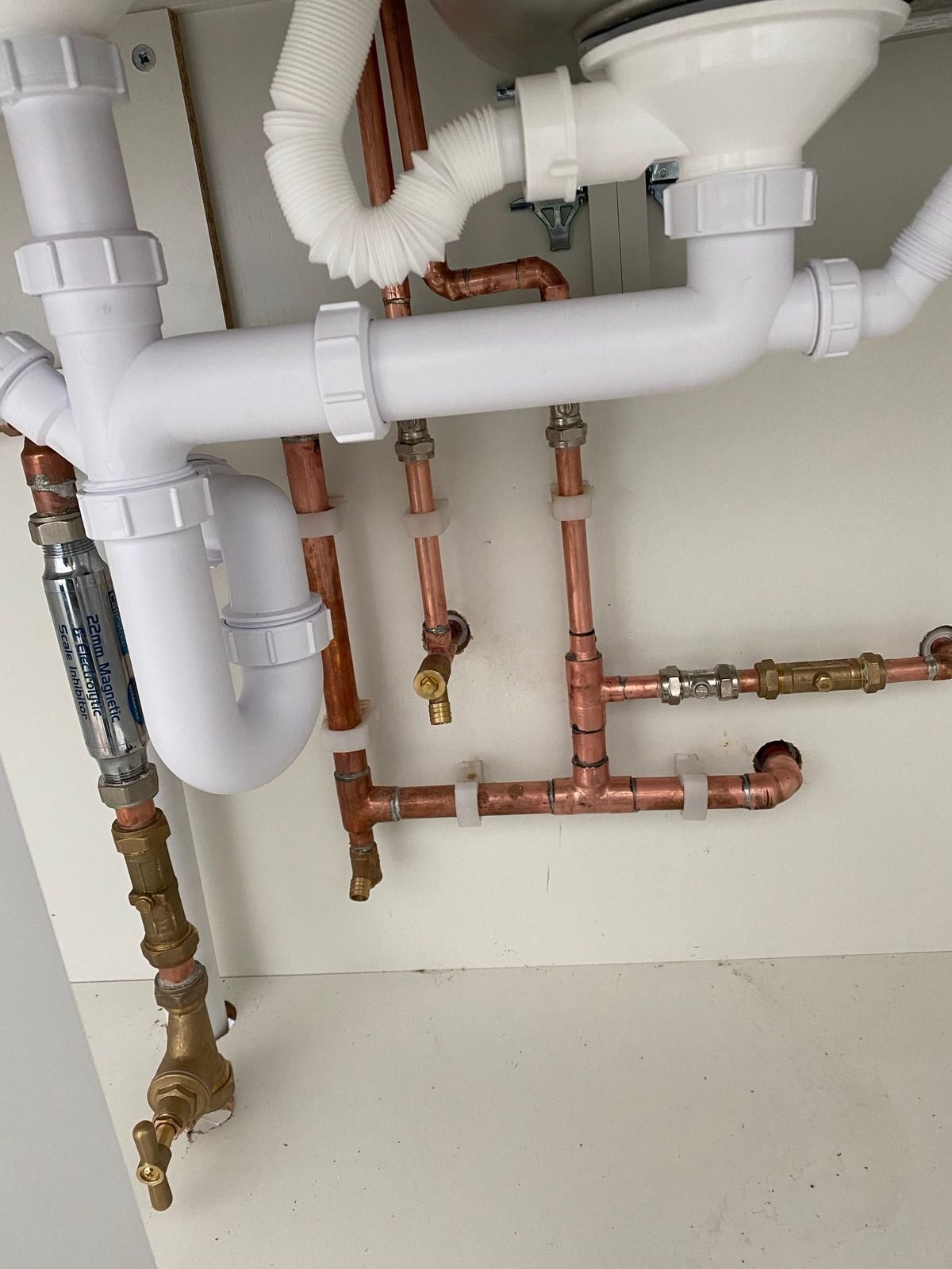 Professional copper pipework installation Bedford